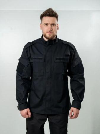 Костюм ВКБО, полевой летний, цвет черный, ткань рип-стоп - интернет магазин Полигон