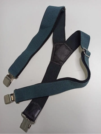 Подтяжки офисные, бирюзовый 40 мм - интернет магазин Полигон