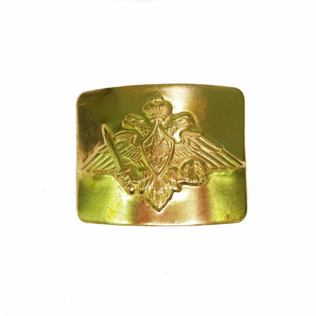 Бляха на солдатский ремень Орел РА, золотой, латунь - интернет магазин Полигон