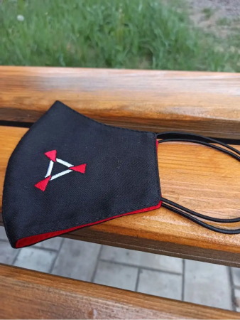 Маска защитная Полигон, черный - интернет магазин Полигон