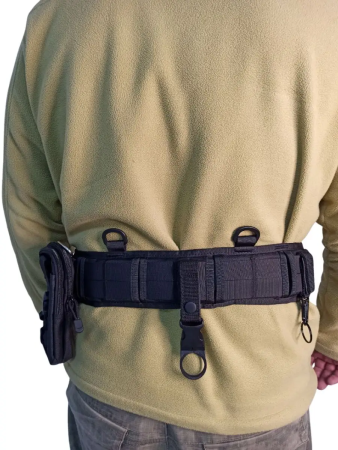 Пояс тактический Molle Girdle 5 в 1 Molle Girdle, черный - интернет магазин Полигон