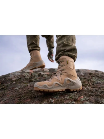 Ботинки тактические 1045, Warboots песочный - интернет магазин Полигон