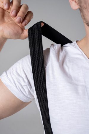 Подтяжки офисные, черный 40 мм - интернет магазин Полигон