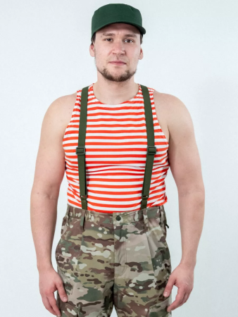 Майка-тельняшка (ГОСТ облегченный) МЧС, оранжевый - интернет магазин Полигон