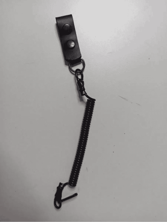 Шнур страховочный кевларовый, черный, латунь, кожа - интернет магазин Полигон