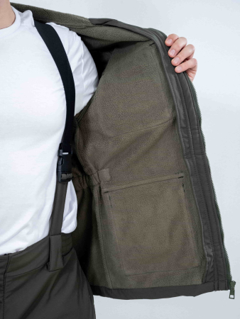 Костюм демисезонный (софтшелл/флис) цвет Хаки - интернет магазин Полигон