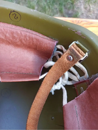 Каска стальная СШ-40, оливковый, сталь - интернет магазин Полигон