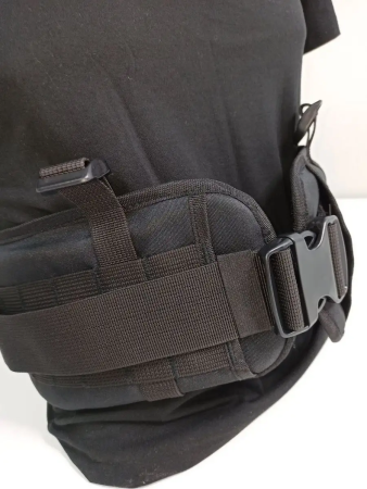 Пояс широкий тактический, черный - интернет магазин Полигон