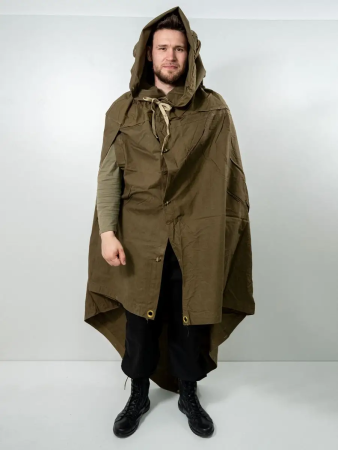 Плащ-палатка Солдатская, оливковый - интернет магазин Полигон