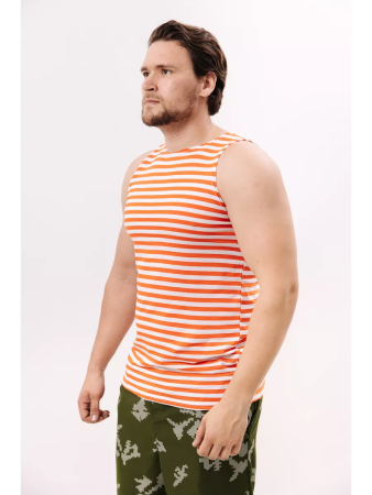 Майка-тельняшка (ГОСТ облегченный) МЧС, оранжевый - интернет магазин Полигон