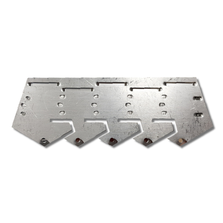 Орденская колодка № 5, серебристый, алюминий - интернет магазин Полигон