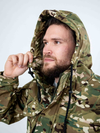 Костюм демисезонный (софтшелл/флис) цвет Мультикам - интернет магазин Полигон