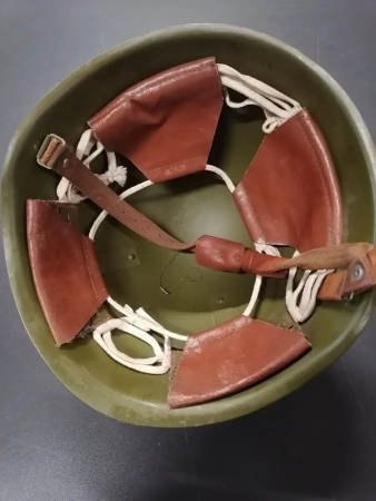 Каска стальная СШ-40, оливковый, сталь - интернет магазин Полигон