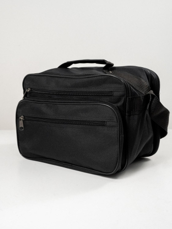 Сумка наплечная Средний коммерсант, черный - интернет магазин Полигон