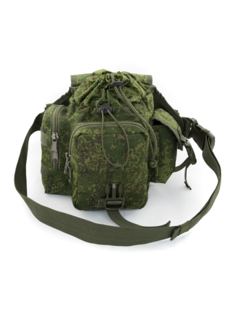 Сумка на бедро цифра, зеленый - интернет магазин Полигон