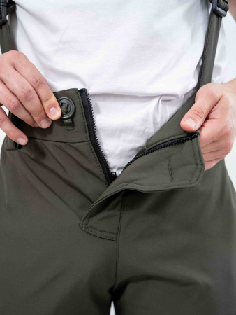 Костюм демисезонный (софтшелл/флис) цвет Хаки - интернет магазин Полигон