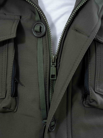 Костюм демисезонный (софтшелл/флис) цвет Хаки - интернет магазин Полигон