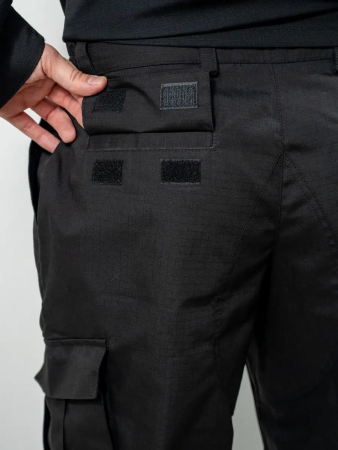 Костюм ВКБО, полевой летний, цвет черный, ткань рип-стоп - интернет магазин Полигон