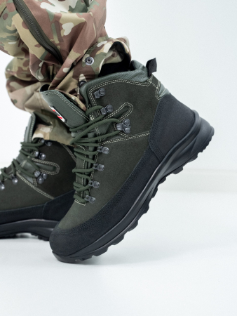 Ботинки высокие "KS-SAFETY" арт. 161, цвет зеленый - интернет магазин Полигон