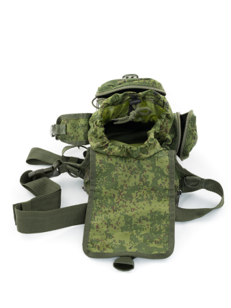 Сумка на бедро цифра, зеленый - интернет магазин Полигон