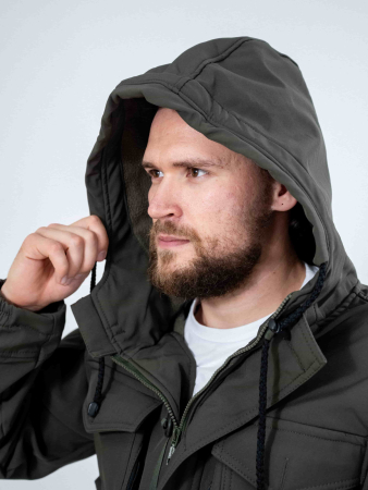 Костюм демисезонный (софтшелл/флис) цвет Хаки - интернет магазин Полигон