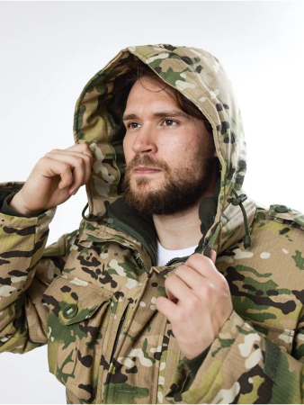 Куртка Сибирь с подкладом, мультикам, rip-stop (рипстоп) - интернет магазин Полигон