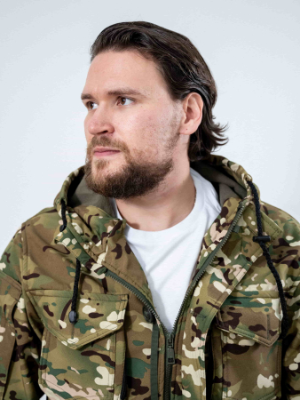 Костюм демисезонный (софтшелл/флис) цвет Мультикам - интернет магазин Полигон