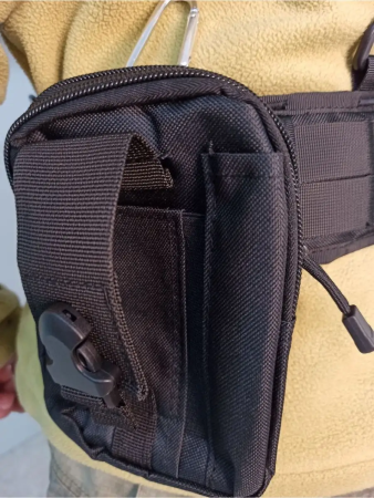 Пояс тактический Molle Girdle 5 в 1 Molle Girdle, черный - интернет магазин Полигон