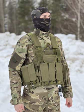 Разгрузочный жилет CIRAS Molle, оливковый - интернет магазин Полигон