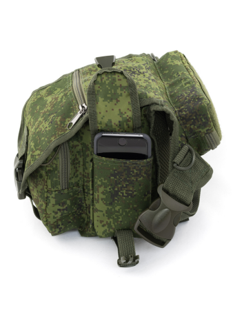 Сумка на бедро цифра, зеленый - интернет магазин Полигон