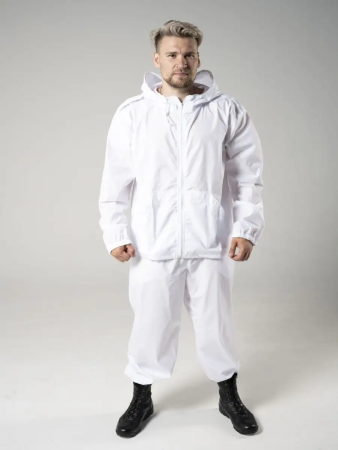 Маскхалат, цвет Белый, ткань ти-си - интернет магазин Полигон