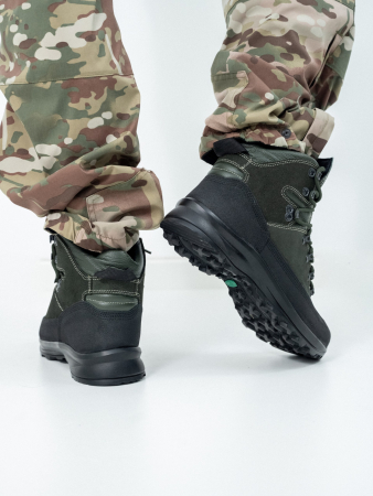 Ботинки высокие "KS-SAFETY" арт. 161, цвет зеленый - интернет магазин Полигон